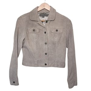 Proenza Schouler for Target Grey Green Suede Jacket